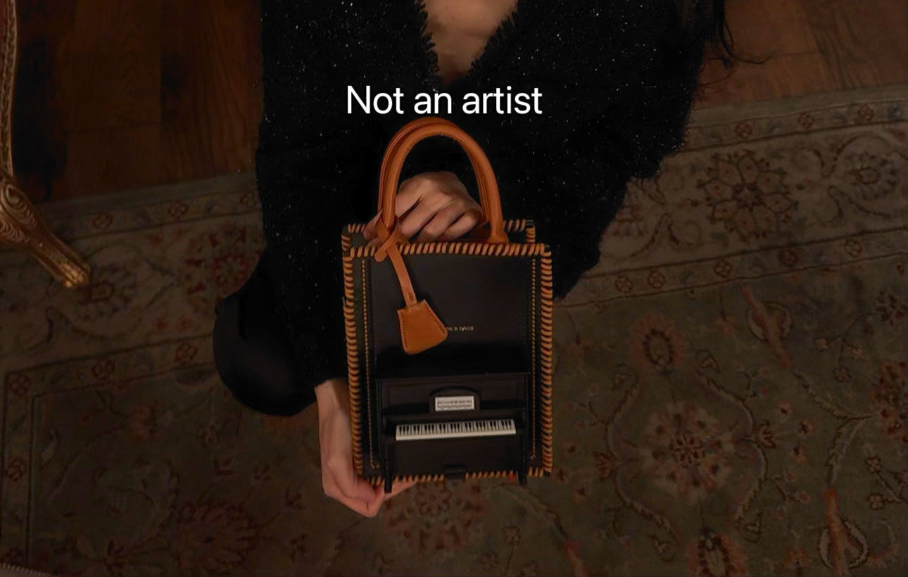 NOT AN ARTIST vintage stereo piano bag - Piano