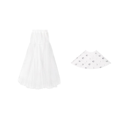 TUYUE Heavy Industry Multi-layer Mesh Light Puffy Skirt - HENRY.