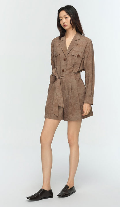 COMME MOI  women's retro high-waisted cargo shorts - LEVI.