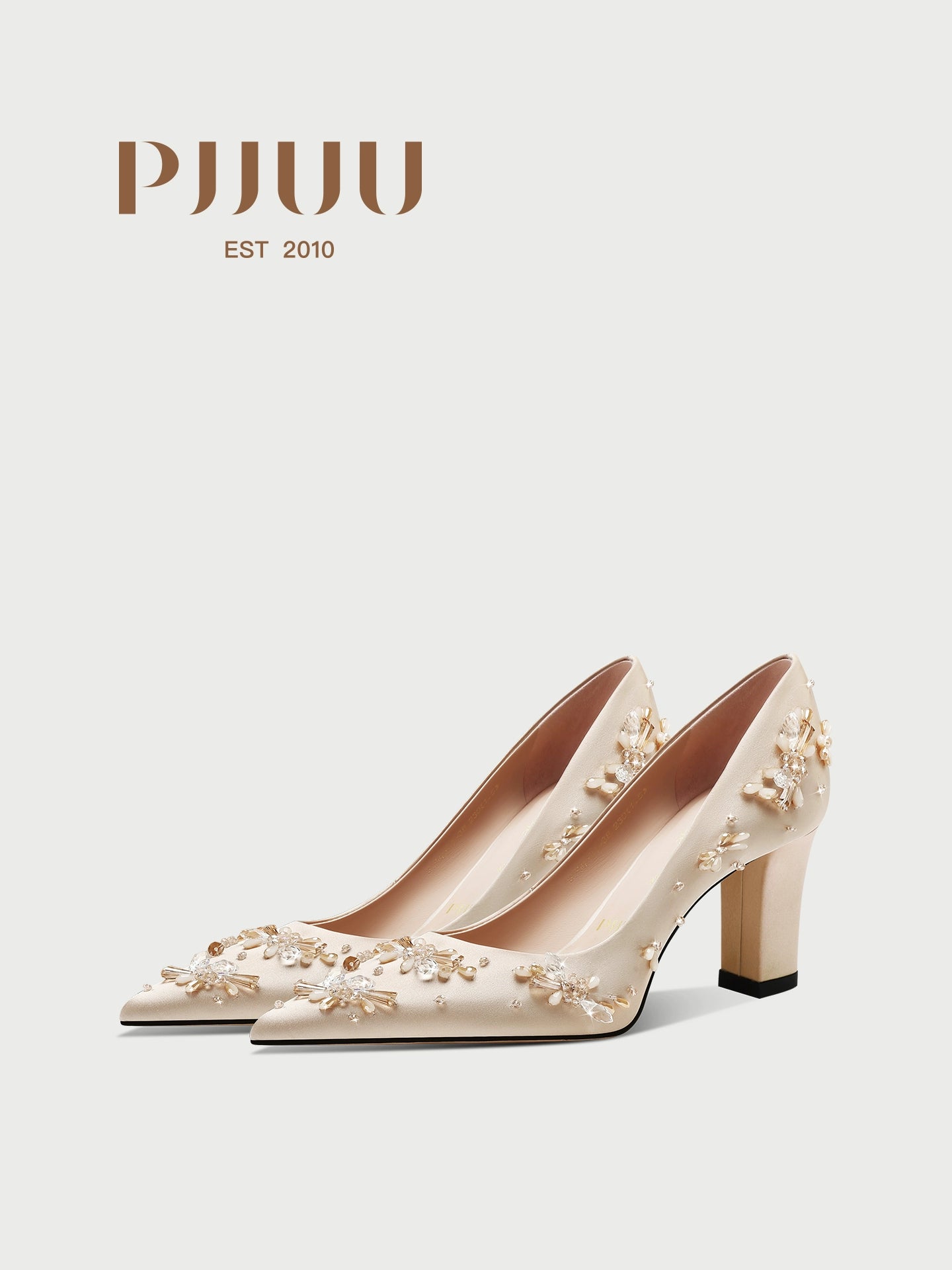 PJJUU beautiful hexiu block heel pumps  - KYE.