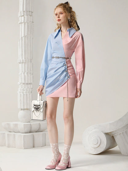 CHECOCRE Stubble Ke Fashion Simple Waist Chain Diamond Metal Belt - ROMEO