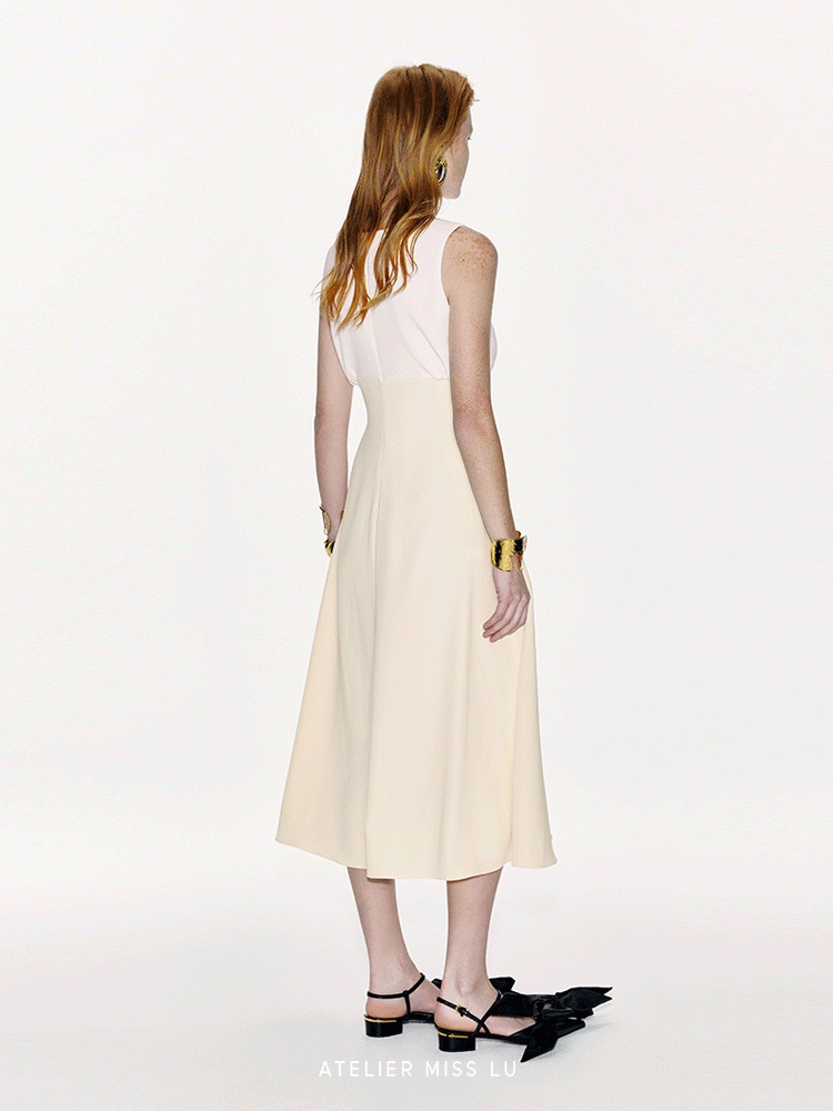 ATELIER MISS LU Super High Waist Curve Receiver Waist Dress - AUTOMA.