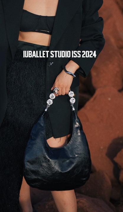 IUBALLET Pinched Light Man Diamond Chain Armpit Bag - GRANT.