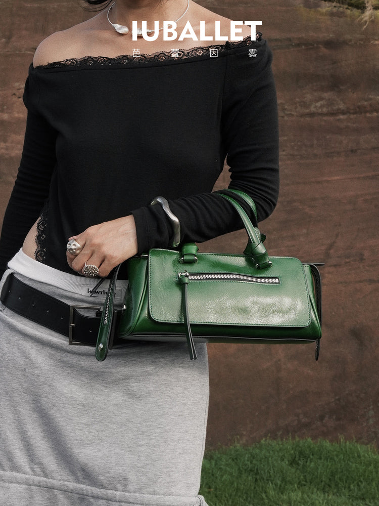 IUBALLET Independent Liner New Leather Fringe Motorcycle Bag - DANGER,