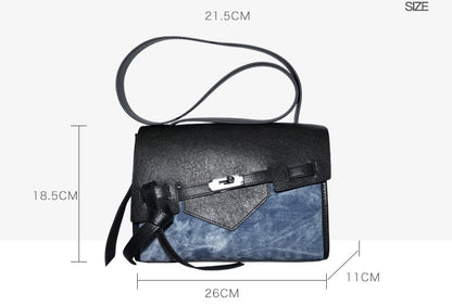 IUBALLET Leather Commuter Shoulder Bag - COLTON.