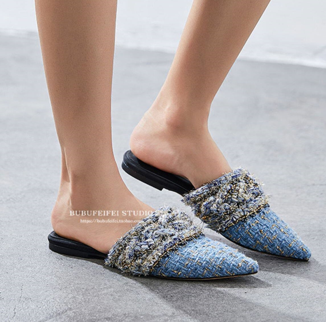 B-FEI spring and summer Harajuku-style slippers-POID.