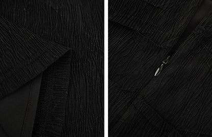 HECO Chinese style wrinkle elastic age-reducing temperament Skirt- ELLA.