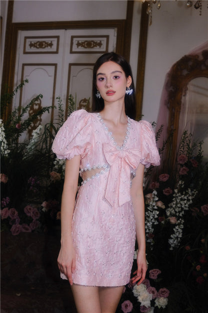 Wardrobes by Chen Luxury Sliver Butterfly Shaped Diamond Earrings-Fola