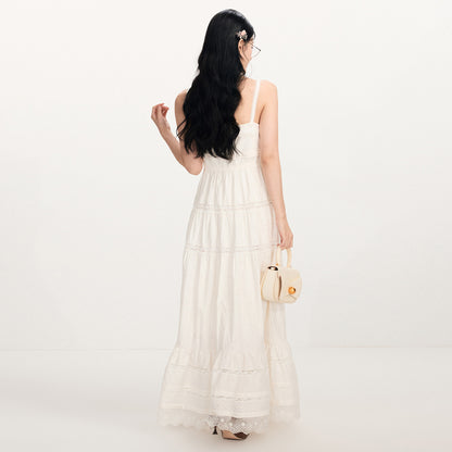 FAME Madeira Embroidered Camisole Maxi Sleeveless Dress - BRYNN.