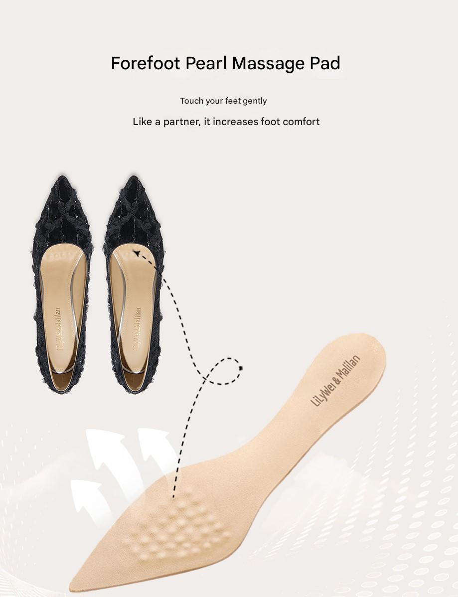 Lily Wei [Su Ye] black versatile high heels celebrity design open instep single shoes- ANNMARIE