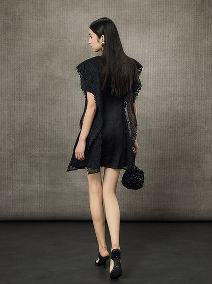 HECO Summer Layer Lace Short Dress - LIVING.