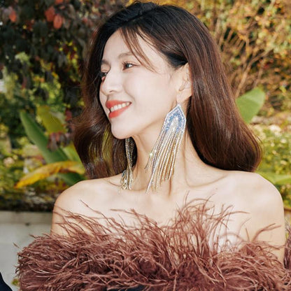 DOLLY High End Blue Diamond Earring-JUA