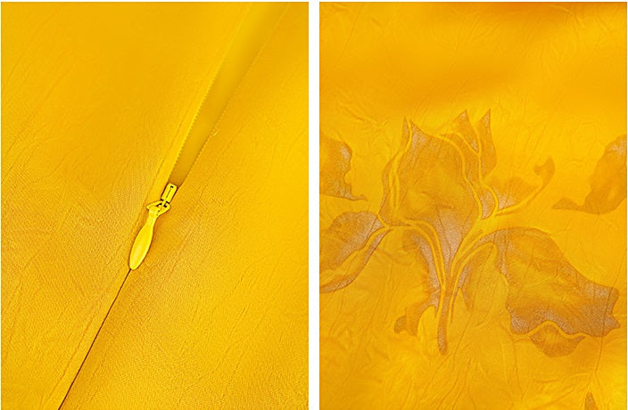 HECO summer high-waisted straight hip slit long skirt - KRISTOFF.