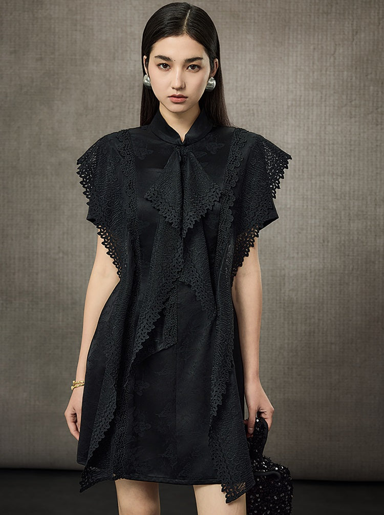 HECO Summer Layer Lace Short Dress - LIVING.