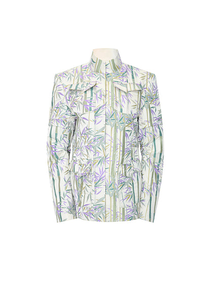 M essential Mackay designer jacquard tunic jacket pencil skirt suit set - Qizhu