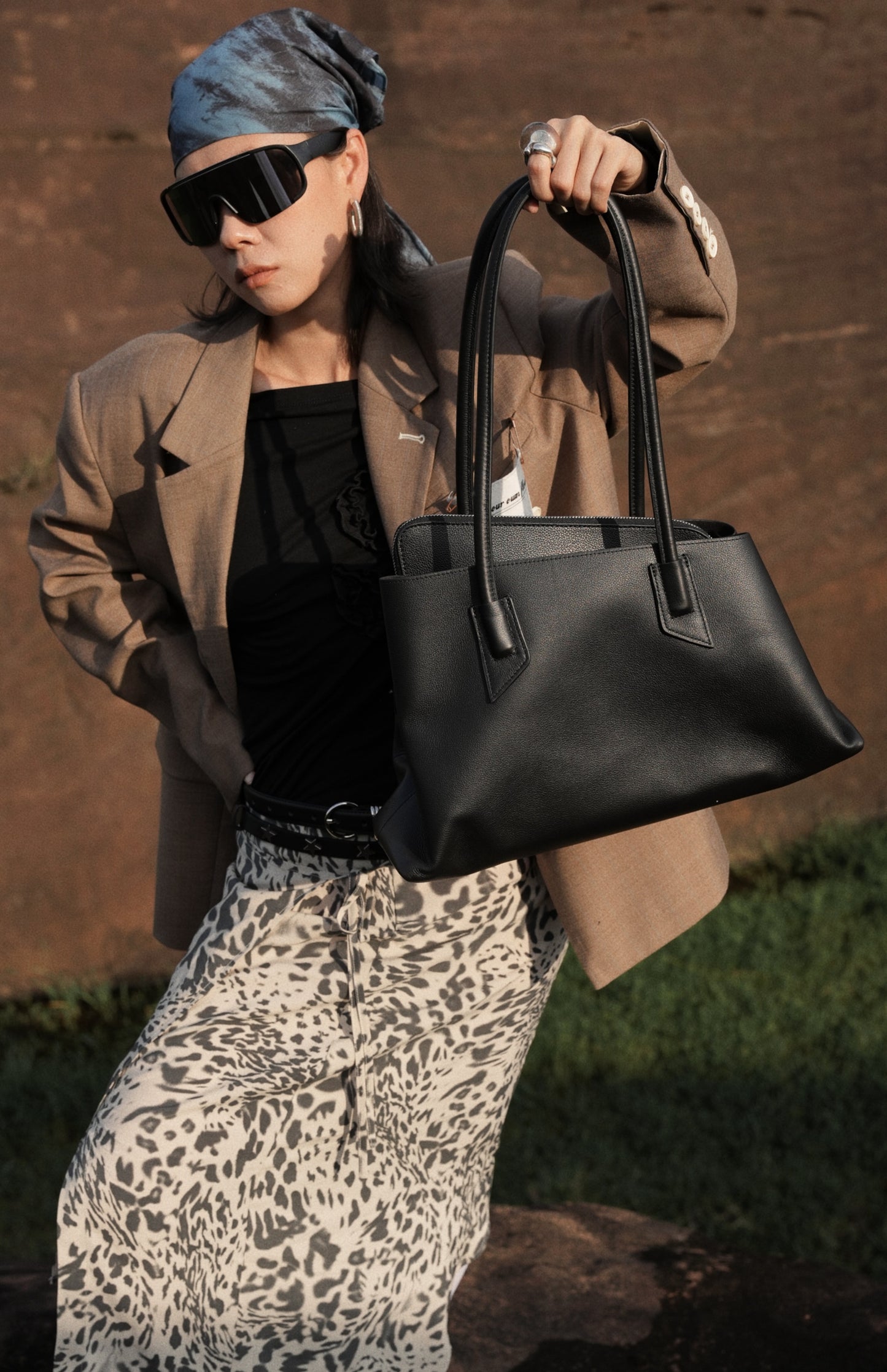 IUBALLET Free Growth: New large-capacity tote leather shoulder bag - MUSIC.