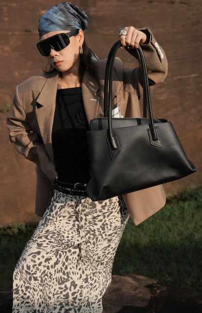 IUBALLET Free Growth: New large-capacity tote leather shoulder bag - MUSIC.