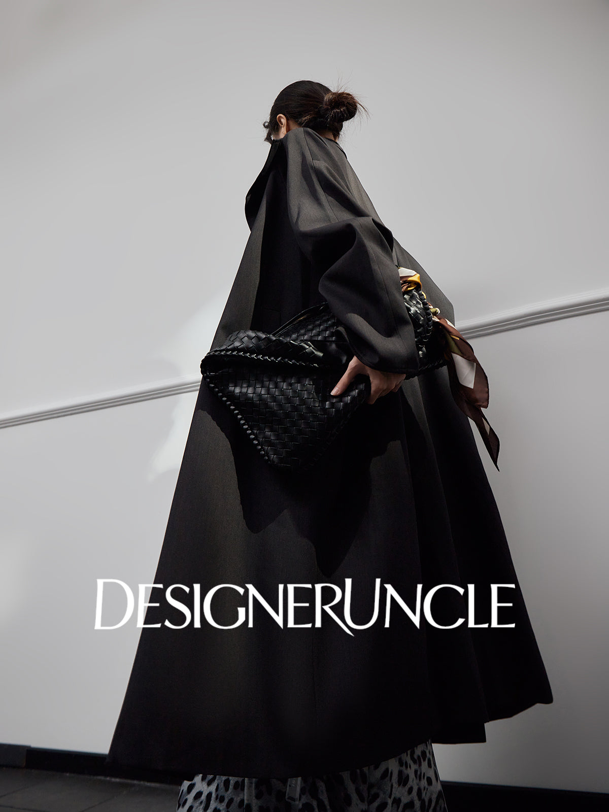 DGU|Matte Gray Trench Coat Satin Fashion High-end Loose Slimming Mid-Length Jacket - Antonia.