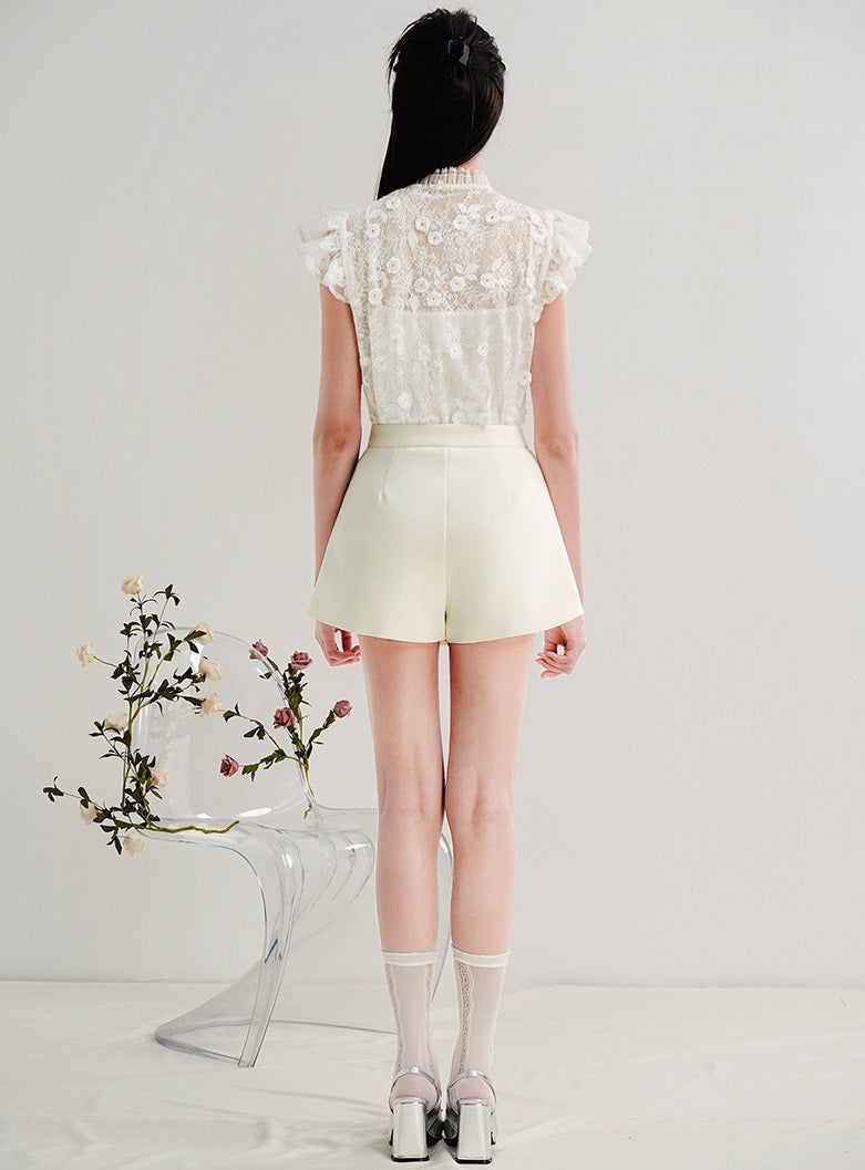 CHECOCRE Stylish Women's Waist Rhinestone Embellished Pants - WEATHER