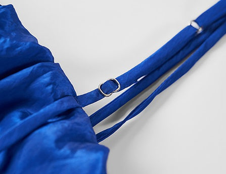 COMME MOI  summer women's bubble short top- ANDREW.