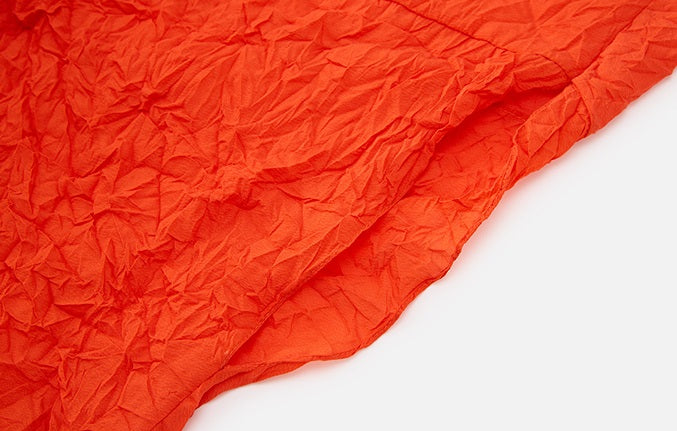 ZHUCHONGYUN  minimalist wrinkled long dress-ARIAH.