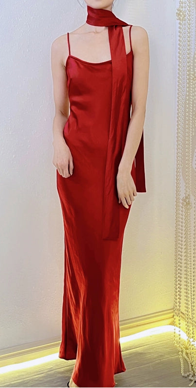 GOUDIN Bridal toast slip mermaid wedding dress-FLAM.