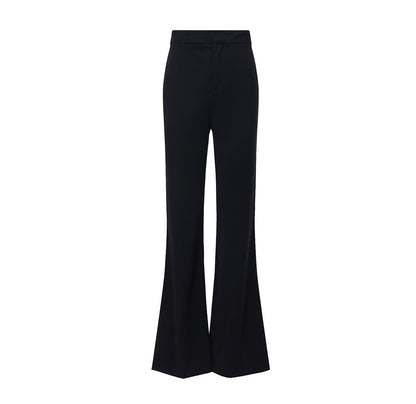 WANGXO | Flat Draped CE-Style Supermodel-Proportioned Retro Flared Pants -RUEI