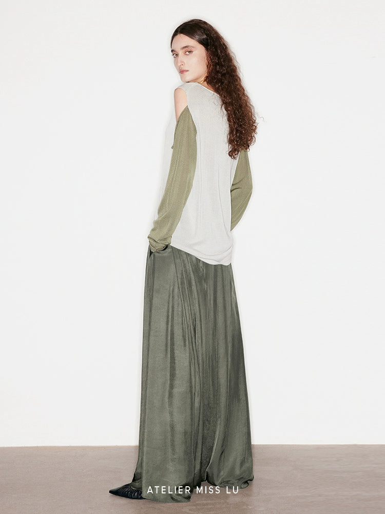 ATELIER MISS LU Two-Piece Off-the-Shoulder Knit Top - JASON