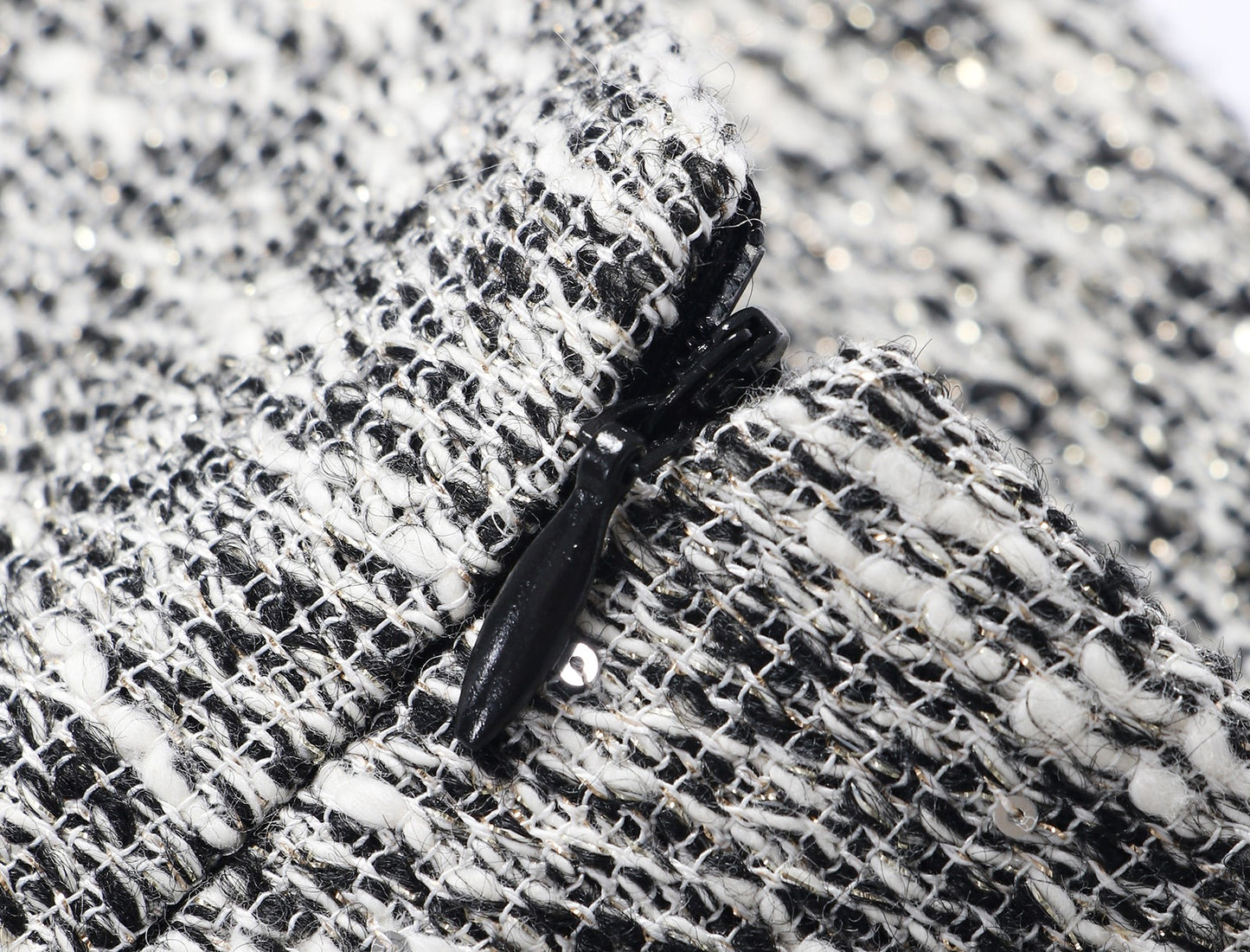 WANGXO | Spinning Tweed Color Dots Diamond Webbing Suit Set-ZAYA.