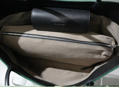 IUBALLET Nubuck Cowhide Tote Large Bag - LEVI.