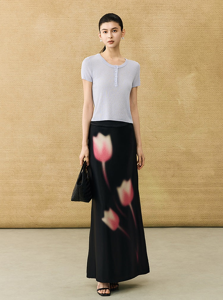 HECO Chinese Versatile Breathable Shoulder Short Sleeve T-Shirt - CEAS.