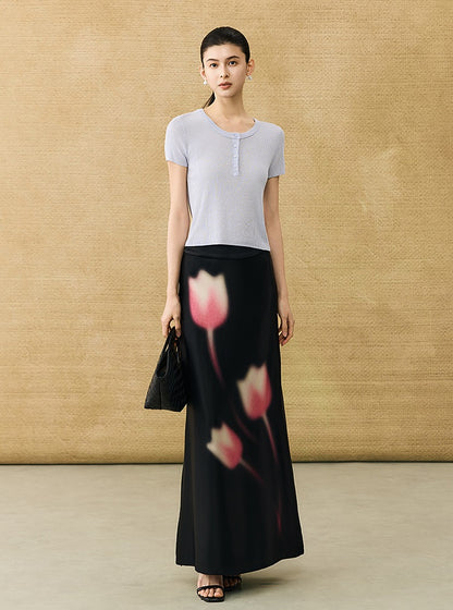 HECO Chinese Versatile Breathable Shoulder Short Sleeve T-Shirt - CEAS.