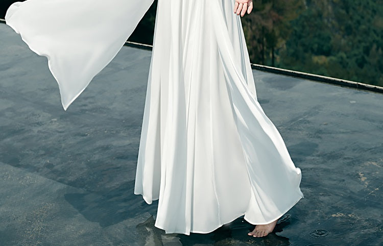HECO Chinese Style Spell Receiving Waist Sleveless Dress - SIMMER.