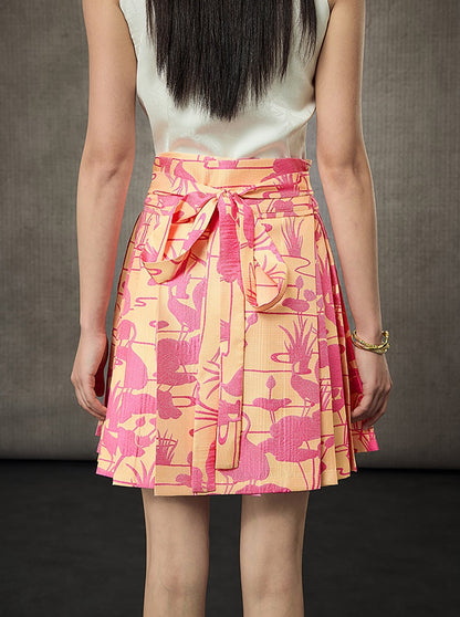 HECO Short Pleated Summer Skirt - ROWAN.