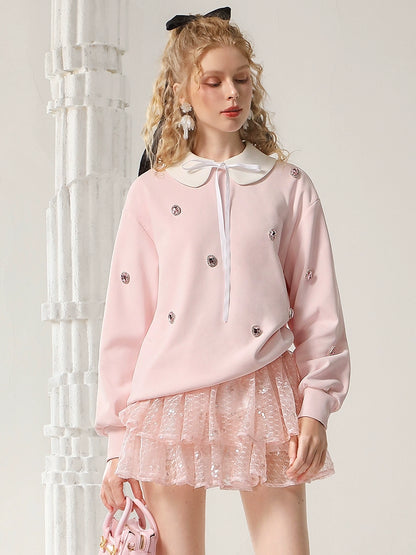 CHECOCRE Chic Sequin Mesh Design Mini Skirt - MADLINE