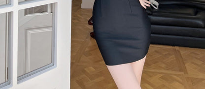 DOLLY High End Sleeveless Rhinestone Halter Neck Slim Fit Short Date Dress-