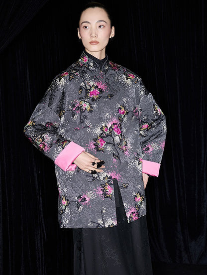 M essential Ma Kai designer Cherry Blossom Print  Pipa Jacket - NAIL.