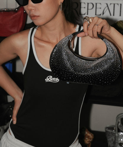 IUBALLET Piercing New Diamond Encrusted Crossbody Handbag - INTENSE.