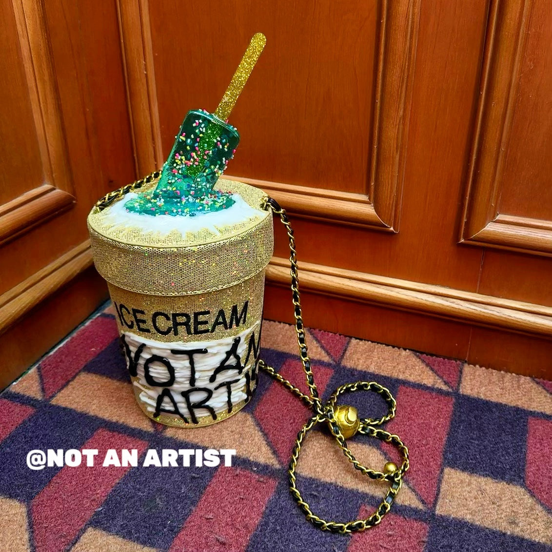 NOT AN ARTIST Dessert color aesthetics  jelly texture popsicle melt bucket bag - SHADE