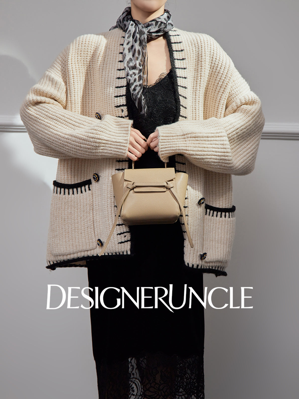 DGU|Gray sweater new design sense niche loose and lazy knitted top jacket - CONSTANT.