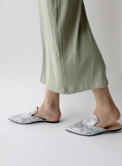 B-FEI sequin French pointed toe women's mules-TAKA.