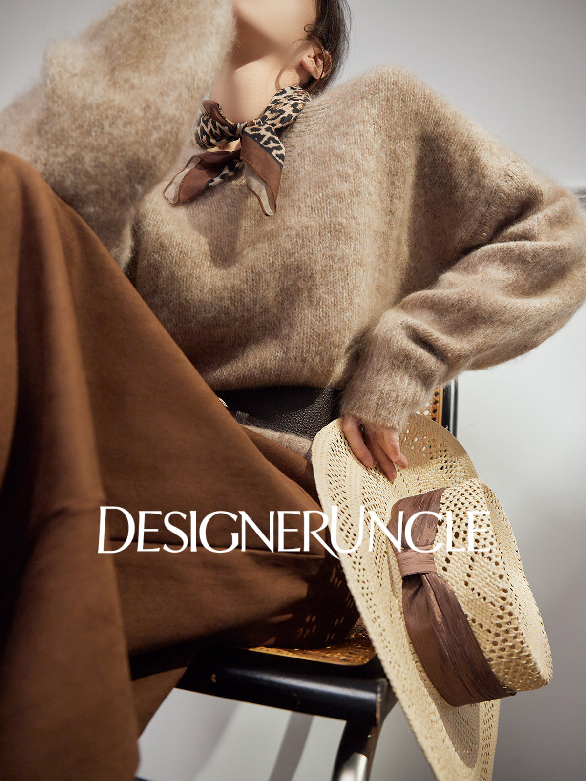 DGU "Nixiang" Raw Coconut Sweater New Lazy Style Loose and Versatile Slimming Temperament Top - Alexander.