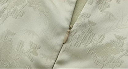 Le palais vintage jacquard satin waist- TEE.