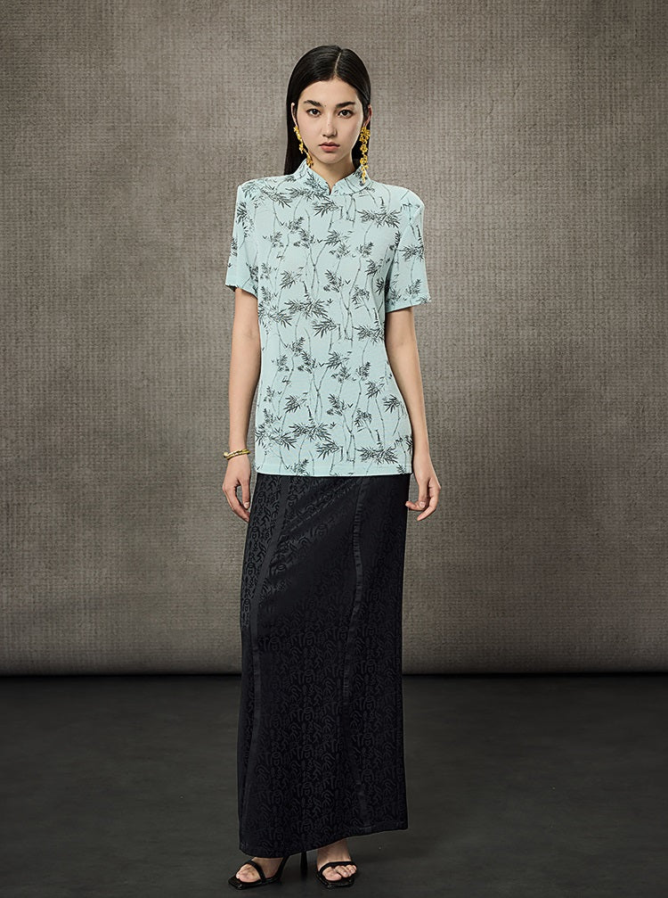 HECO Drop Neck Knitted Short Sleeve T-shirt - James.