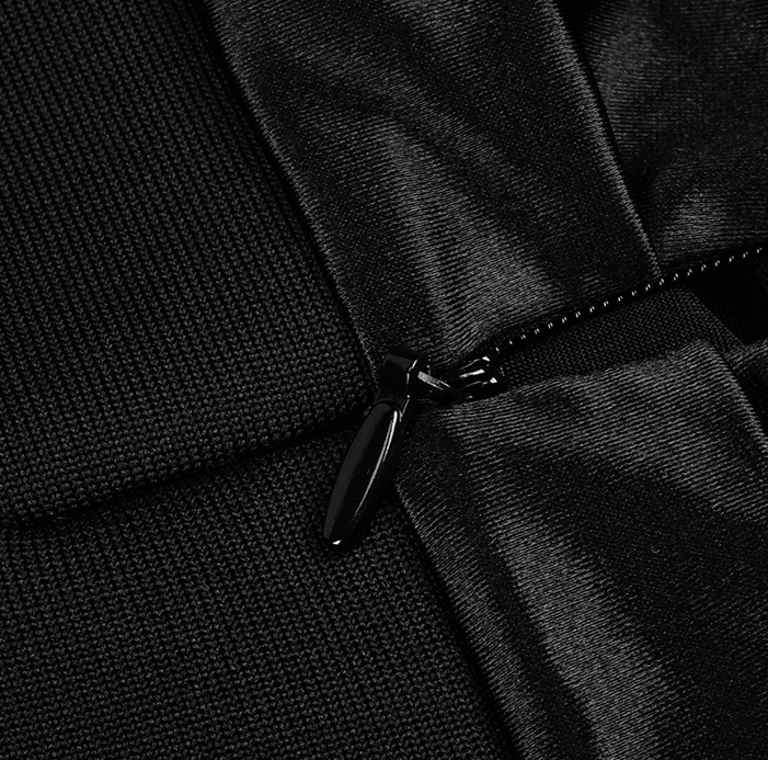 DOLLY Luxury Black Pleated Chest Wrap Off Shoulder High Waist Long Evening Dress-ZOE