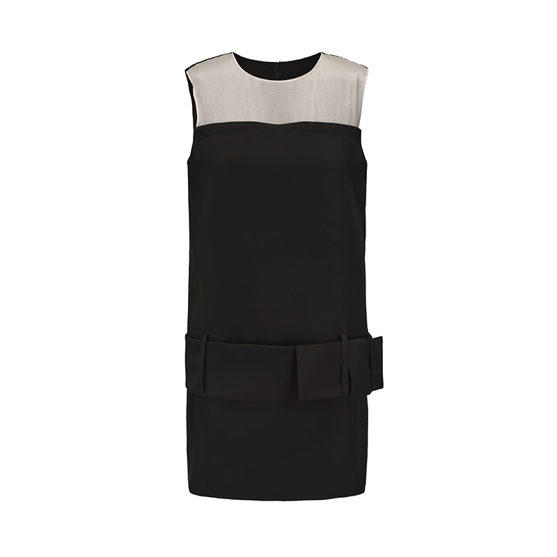 ATELIER MISS LU spring and summer Ribbon Sash Tulle Dress - TARRY