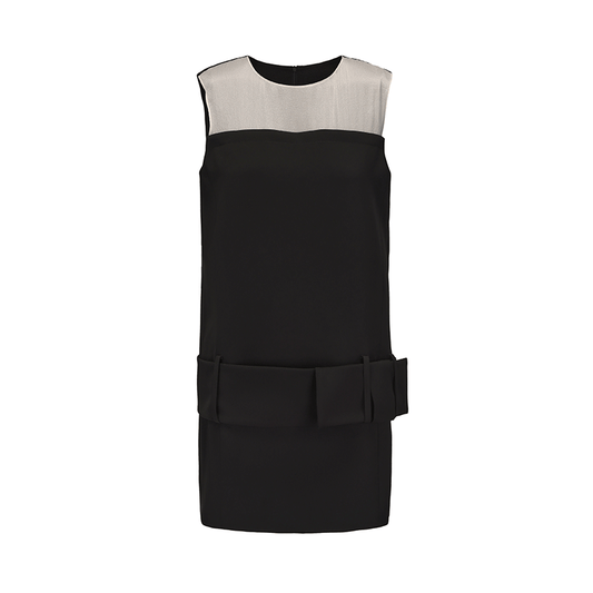 ATELIER MISS LU spring and summer Ribbon Sash Tulle Dress - TARRY