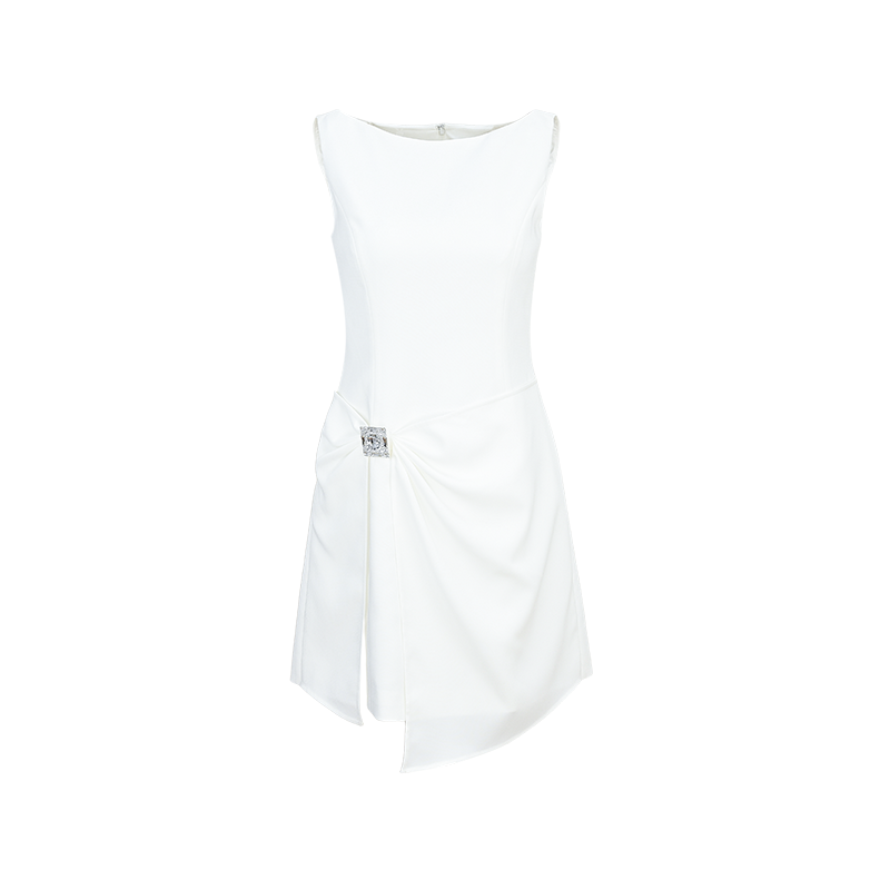 YES BY YESIR | Ye Qians Deconstructed Bow Detail Dress with Sculptural Summer Flair -ALTHEA.