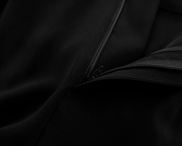 COMME MOI  Black wide-leg women's pants - ELLA.