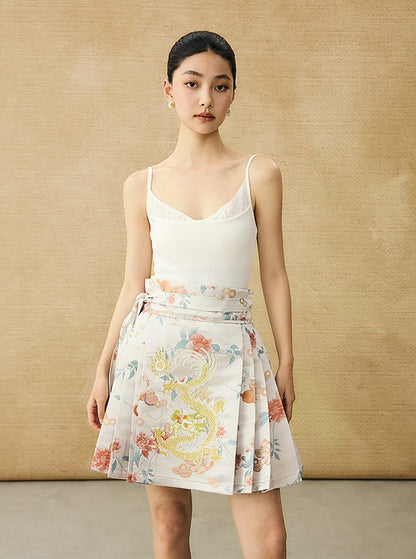 HECO Chinese Lace Edge Camisole Breathable Tencel Versatile Top - REACH.